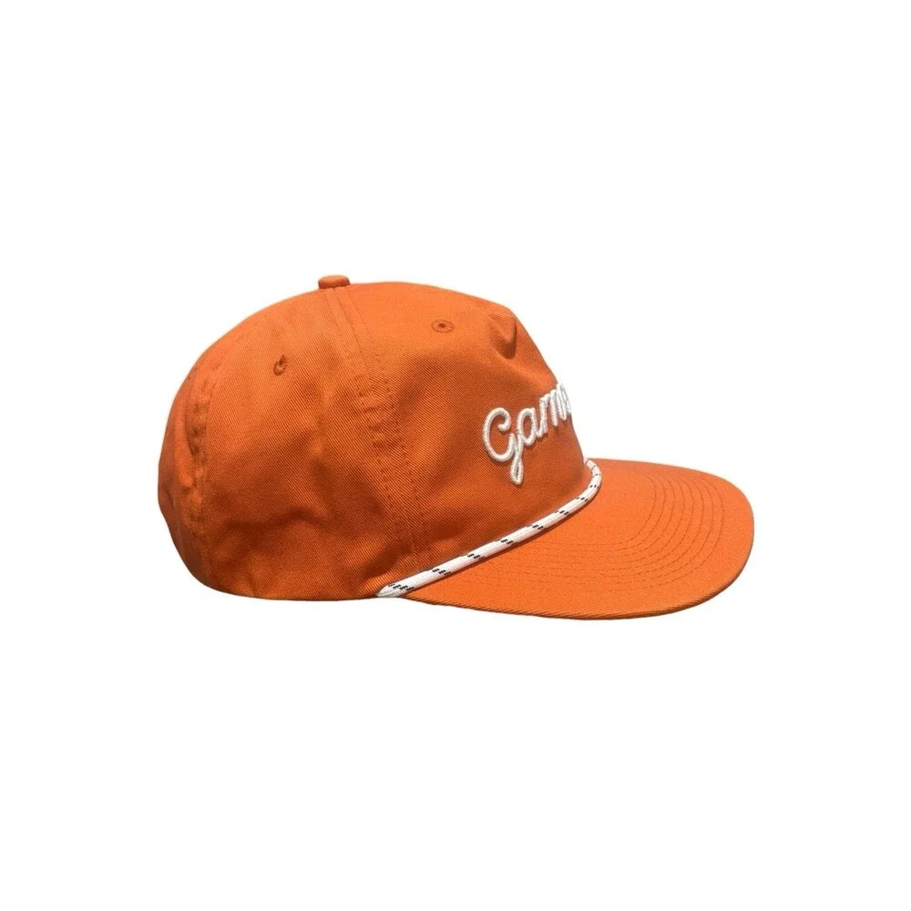 Gameday Retro Texas Themed Orange Snapback Hat RARE